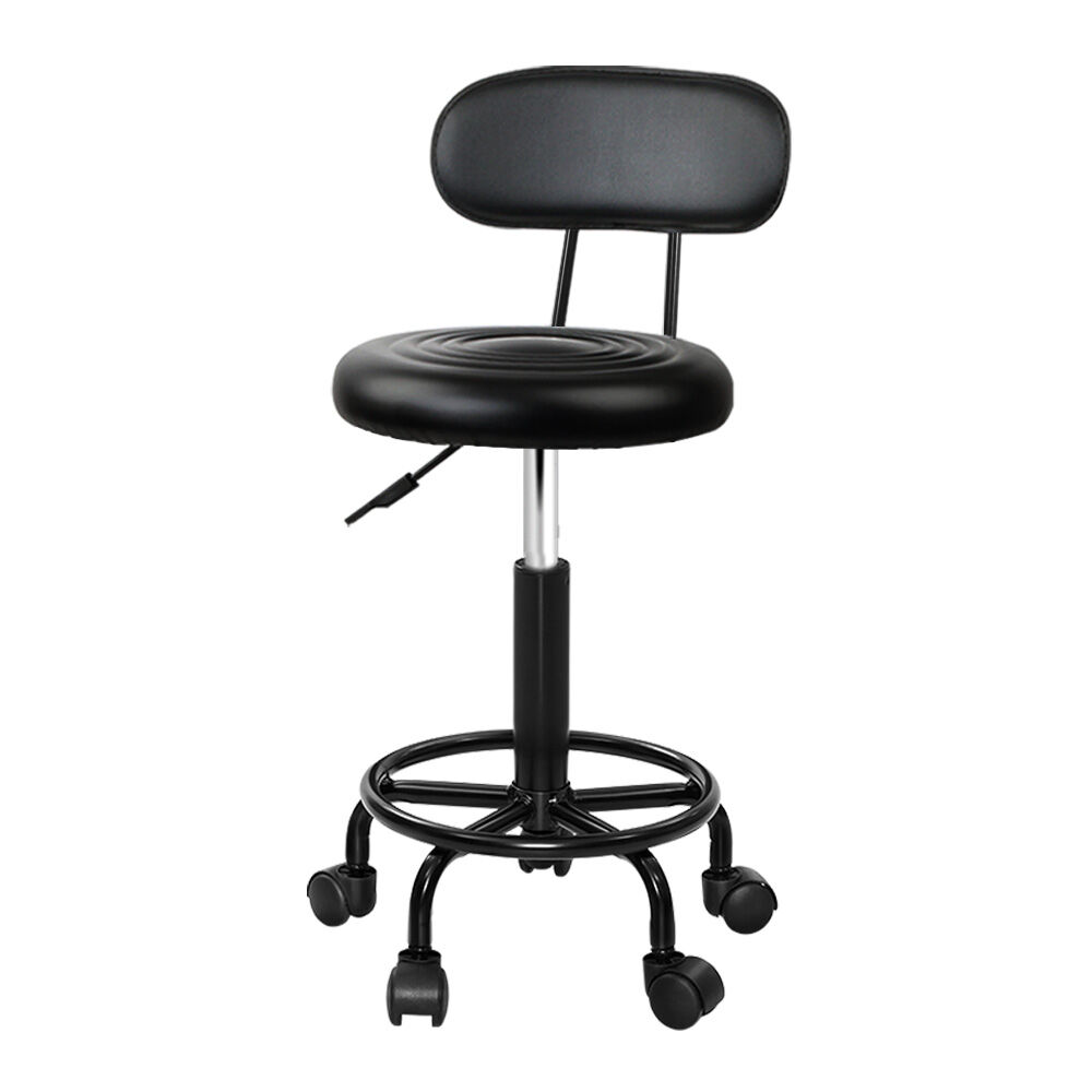 Artiss Salon Stool Swivel Chair Backrest Artiss Salon Stool Swivel Chair Backrest