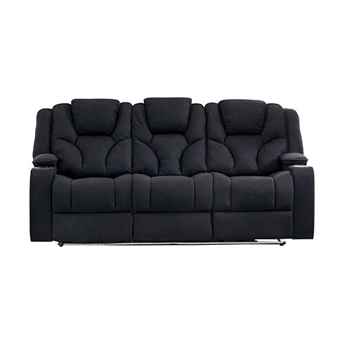 Arnold Recliner Rhino Leather 3R+2R Black Arnold Recliner Rhino Leather 3R+2R Black