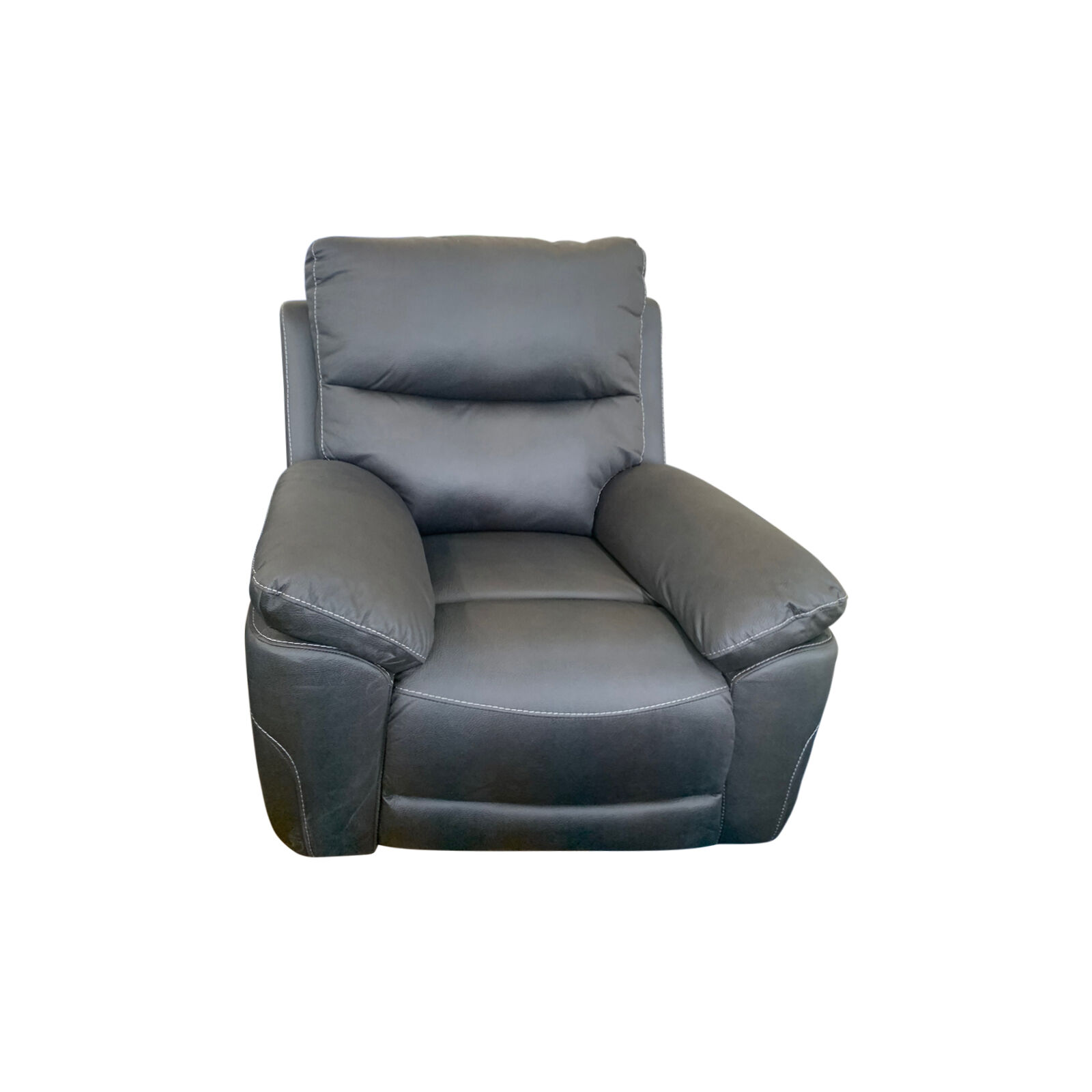 1RR+2RR+3RR Finest Fabric Electric Recliner Feature Multi Positions Ultra Cushioned USB Outlets in Charcoal Colour 1RR+2RR+3RR Finest Fabric Electric Recliner Feature Multi Positions Ultra Cushioned USB Outlets in Charcoal Colour