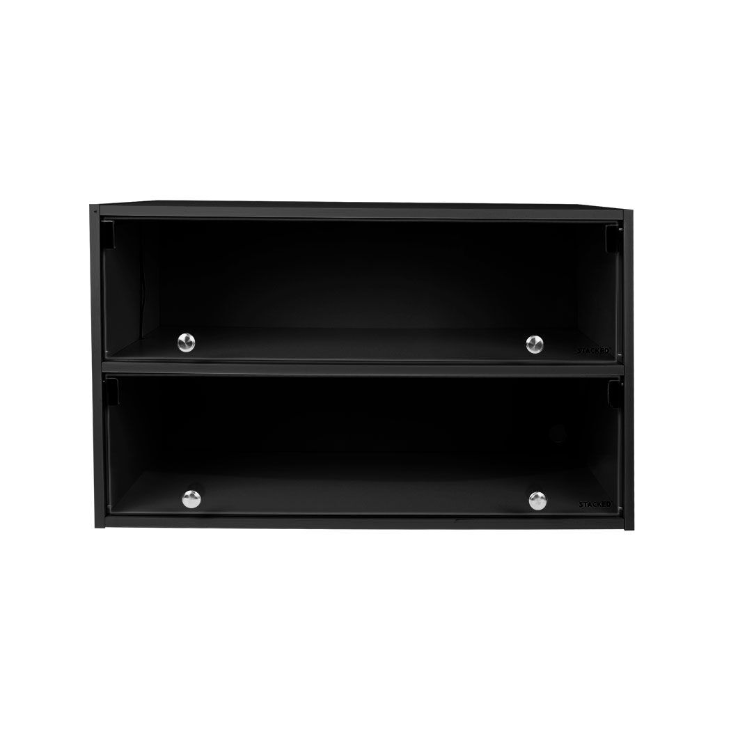 Shoes Storage Cabinet LED Sneaker Black Shoes Storage Cabinet LED Sneaker Black