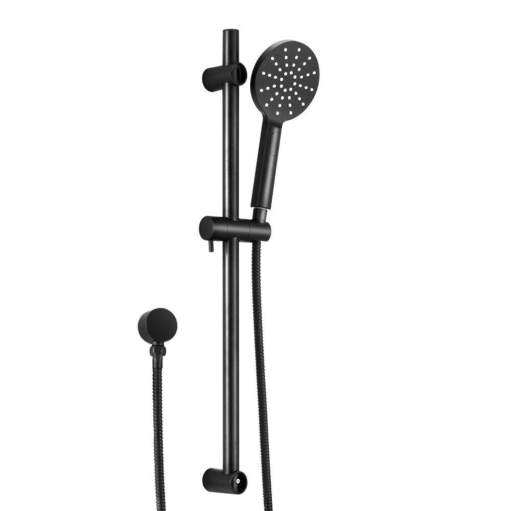 Handheld Shower Head Wall Holder 4.7'' High Pressure Adjustable 3 Modes Black Handheld Shower Head Wall Holder 4.7'' High Pressure Adjustable 3 Modes Black