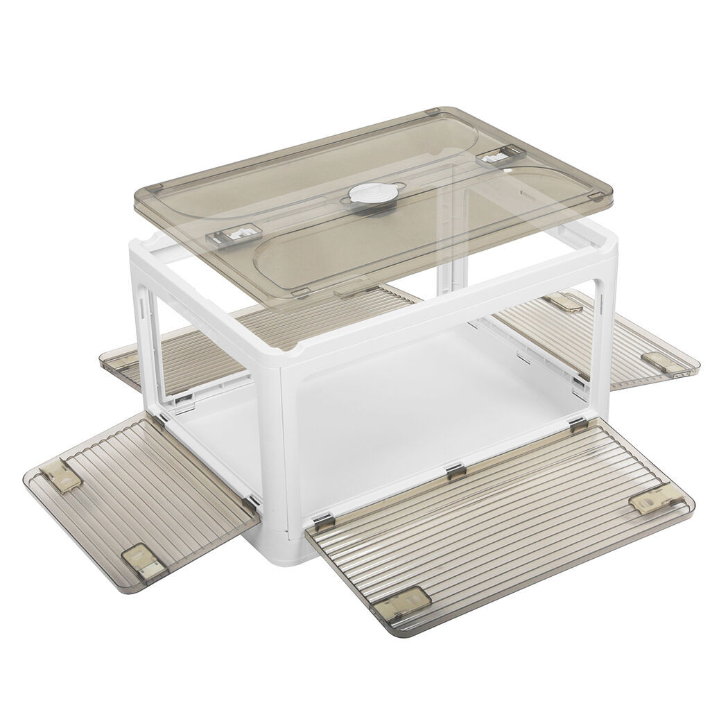 Storage Box Plastic Stackable Container L Large Storage Box Plastic Stackable Container L Large