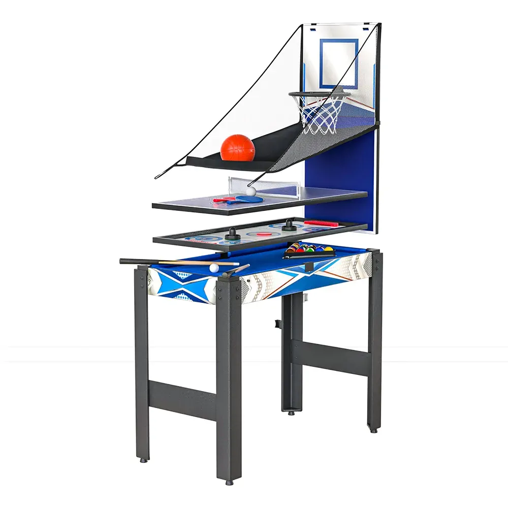 5-In-1 Game Table Pool Table Tennis Air Hockey Basketball Arcade Gift 5-In-1 Game Table Pool Table Tennis Air Hockey Basketball Arcade Gift