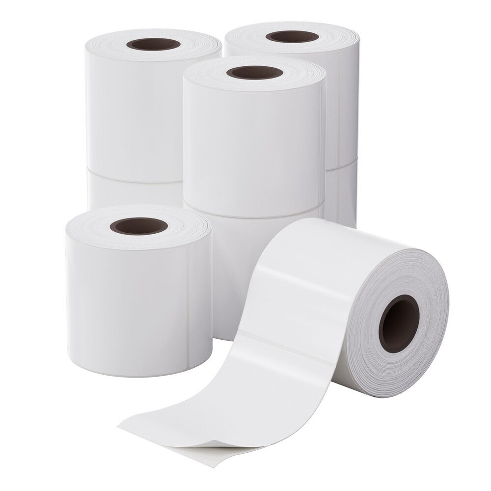8 Rolls Direct Thermal Labels Paper Printer Paper Barcode Shipping Stickers 8 Rolls Direct Thermal Labels Paper Printer Paper Barcode Shipping Stickers