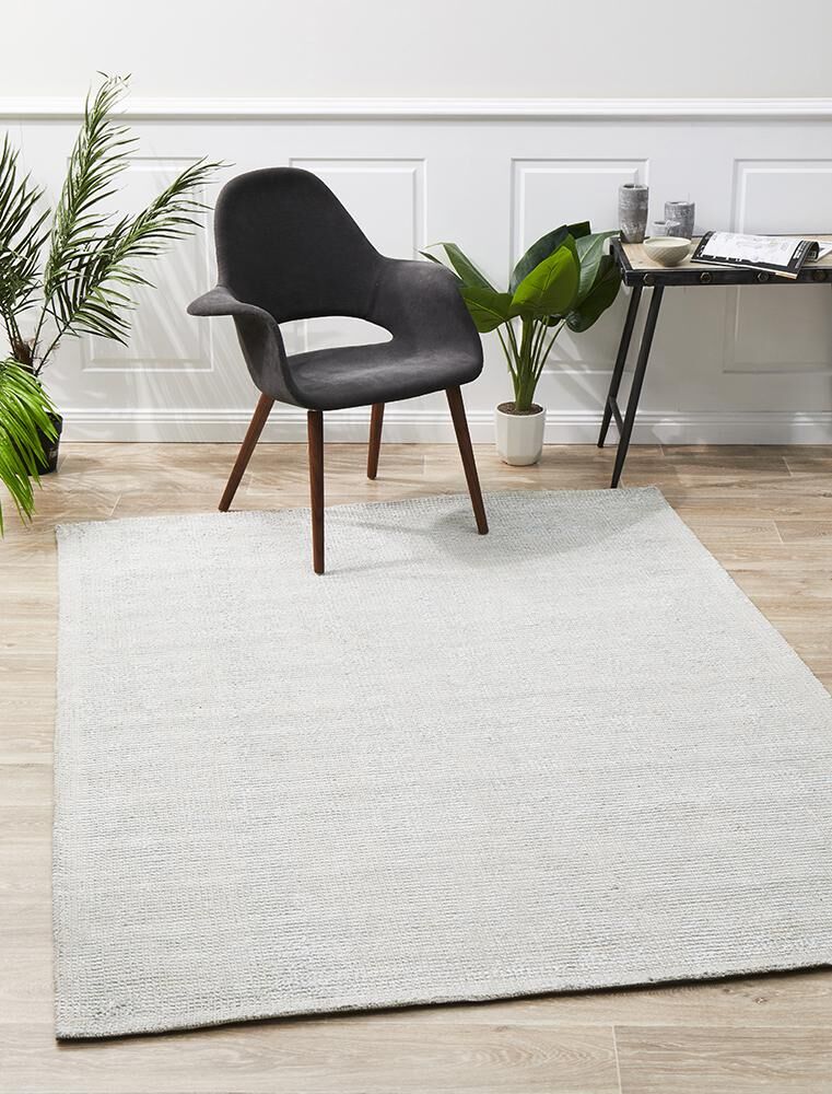 Allure Sky Cotton Rayon Rug by Rug Culture - 225X155CM Allure Sky Cotton Rayon Rug by Rug Culture - 225X155CM