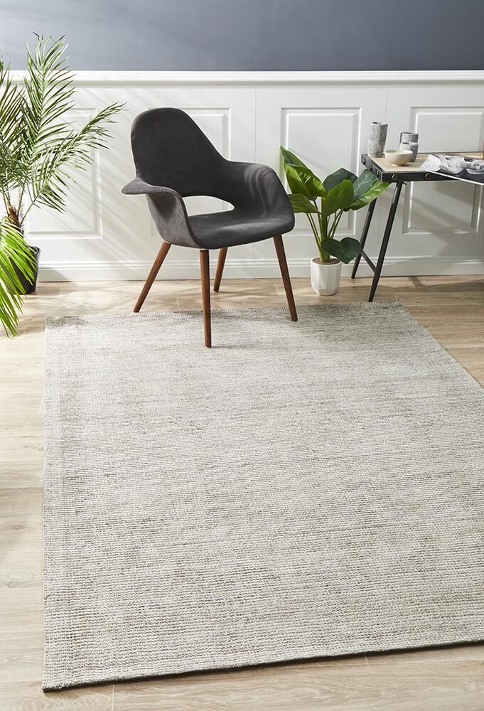 Allure Stone Cotton Rayon Rug by Rug Culture - 225X155CM Allure Stone Cotton Rayon Rug by Rug Culture - 225X155CM