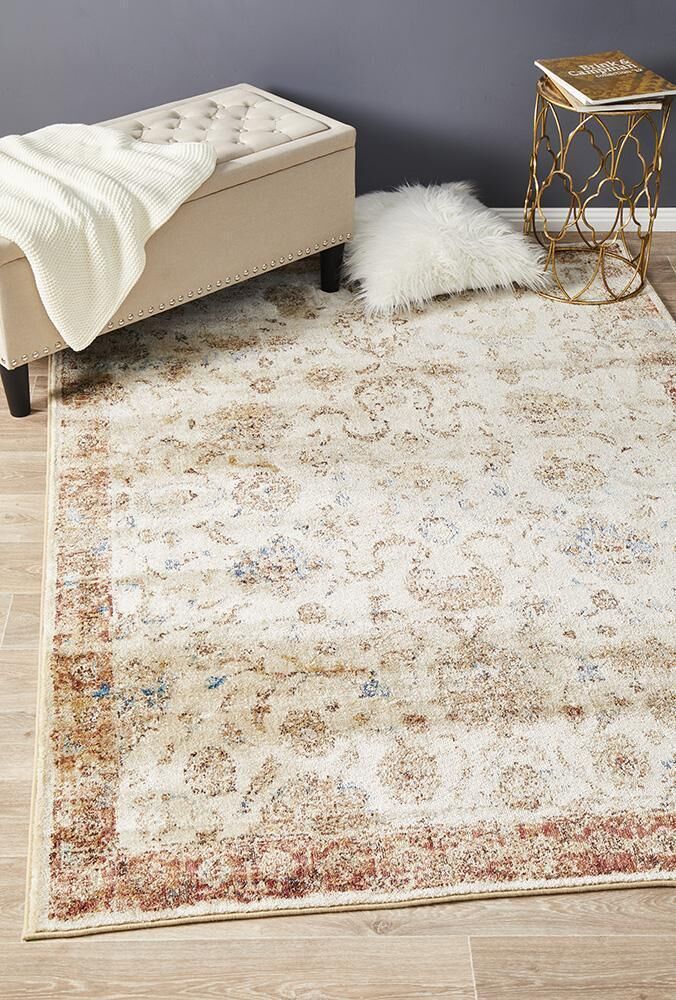 Anastasia 253 Ivory Rug by Rug Culture - 230X160CM Anastasia 253 Ivory Rug by Rug Culture - 230X160CM