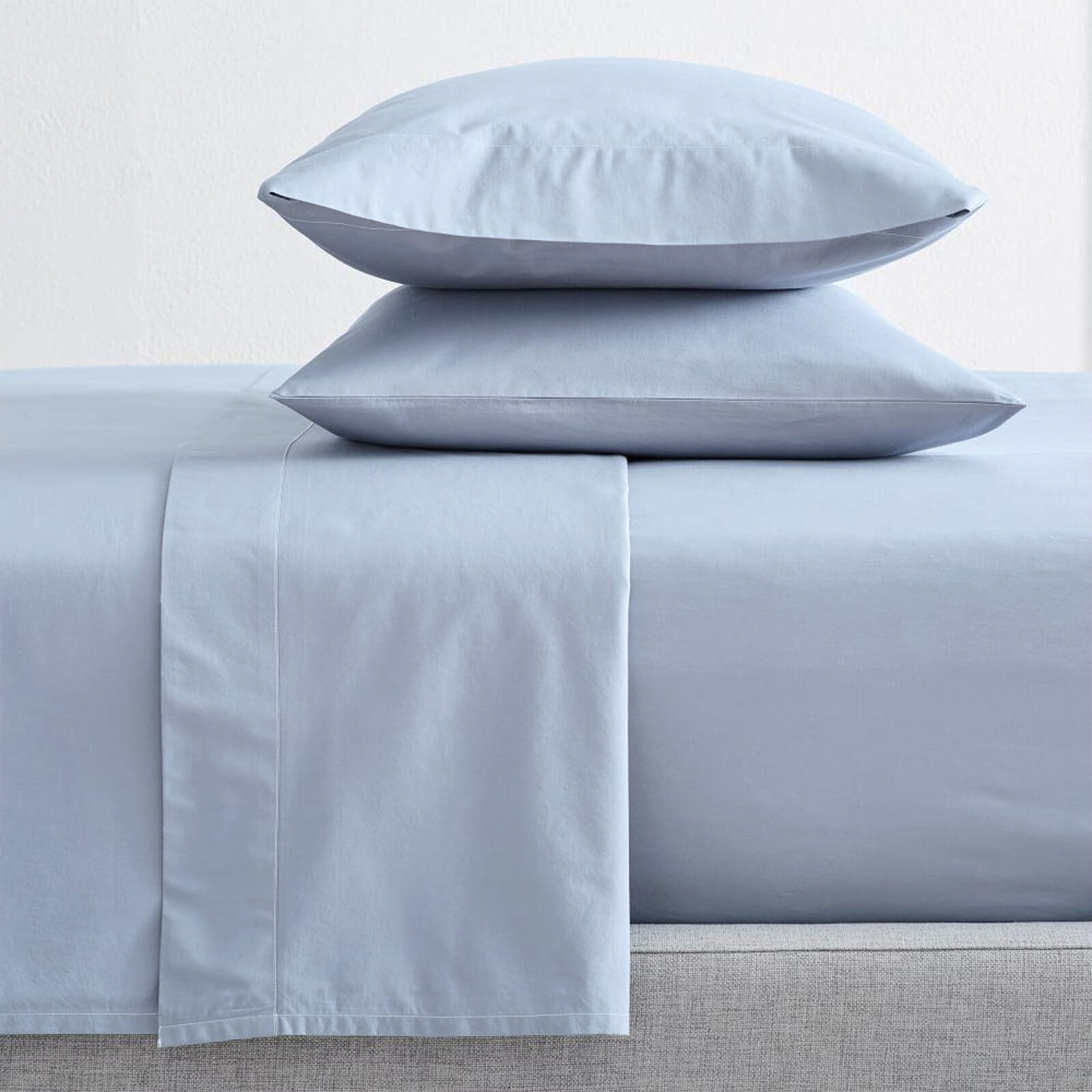 300 Thread Count 100 % Organic Cotton Baby Blue Sheet Sets by Renee Taylor Mega King 300 Thread Count 100 % Organic Cotton Baby Blue Sheet Sets by Renee Taylor Mega King