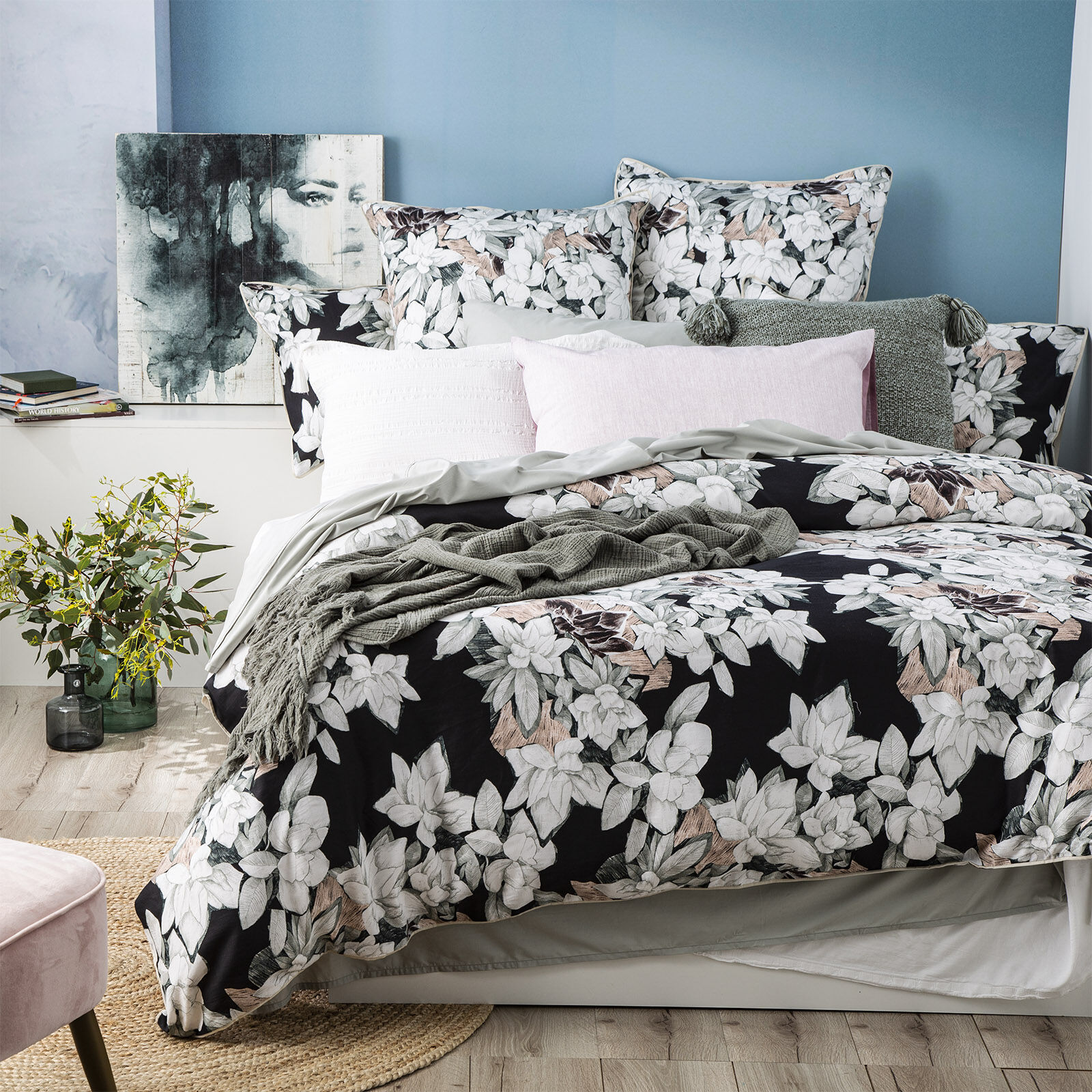 300 TC Ivy Cotton Quilt Cover Set by Renee Taylor King 300 TC Ivy Cotton Quilt Cover Set by Renee Taylor King