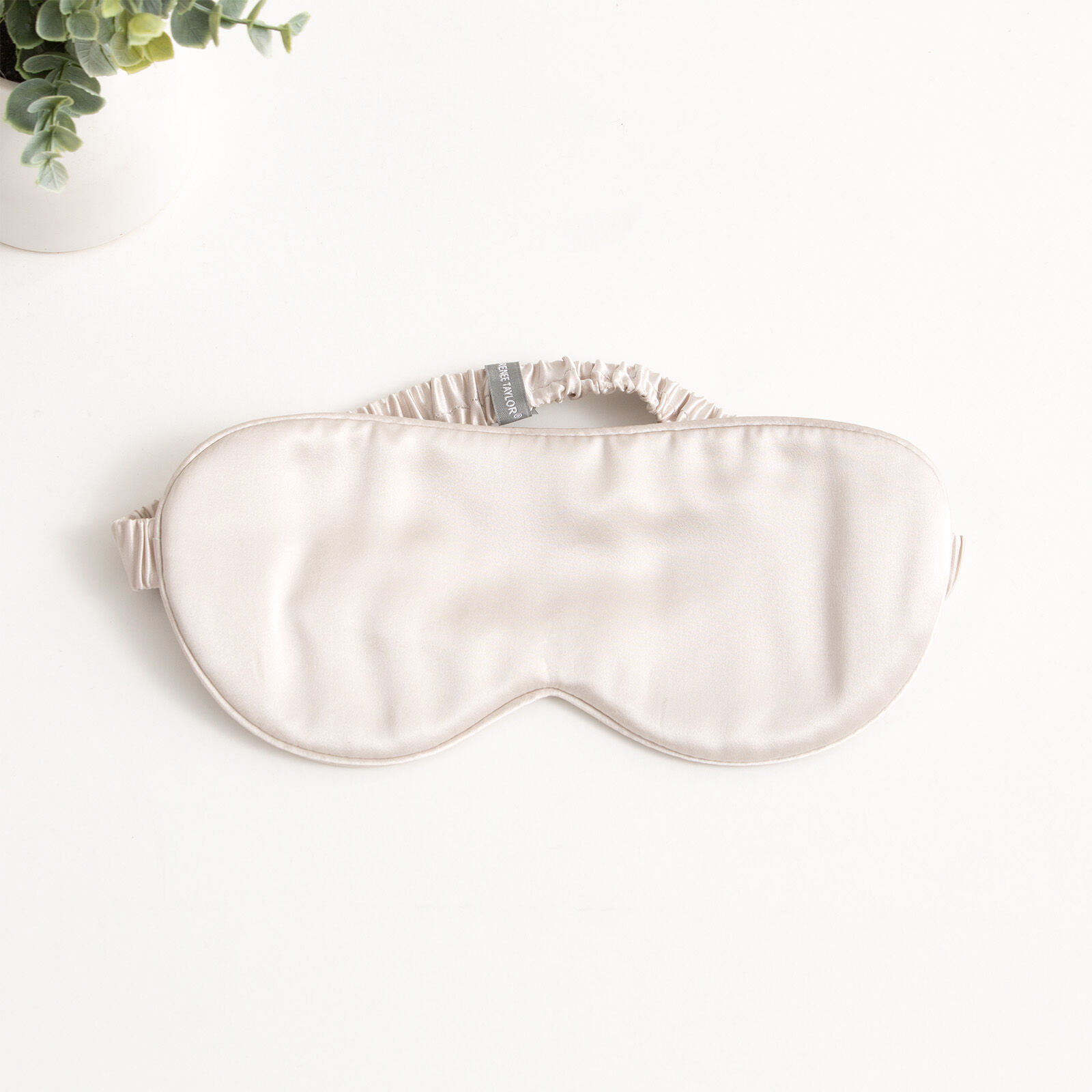 100% Mulberry Silk Sand Eye Mask by Renee Taylor 100% Mulberry Silk Sand Eye Mask by Renee Taylor
