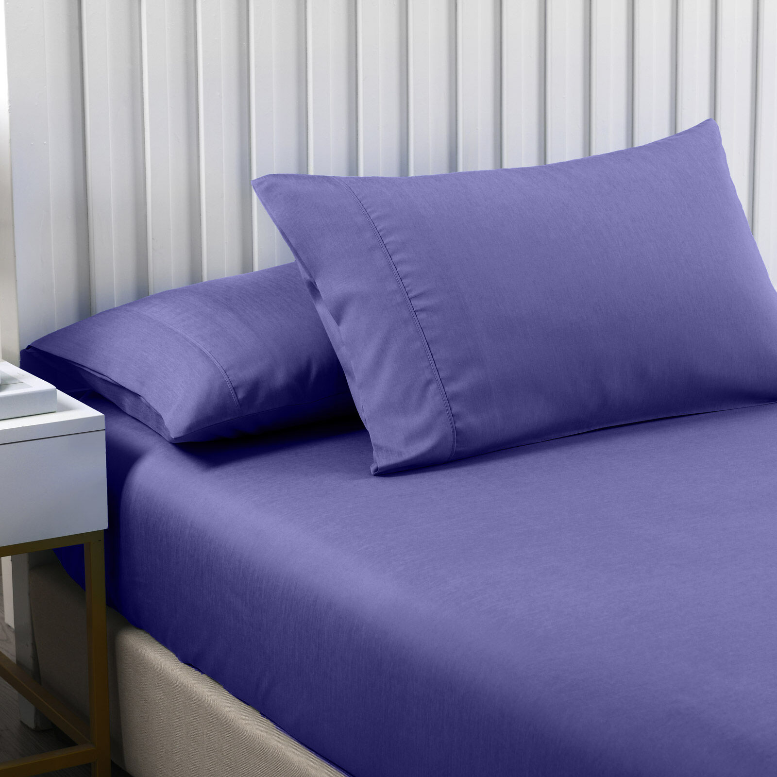2000TC 3 Piece Fitted Sheet and Pillowcase Set Bamboo Cooling - King - Royal Blue 2000TC 3 Piece Fitted Sheet and Pillowcase Set Bamboo Cooling - King - Royal Blue