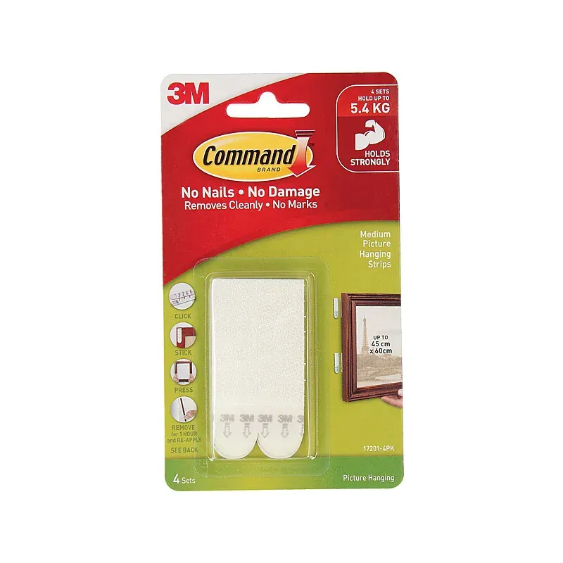 COMMAND Strip 17201ANZ-4P Medium Box of 6 COMMAND Strip 17201ANZ-4P Medium Box of 6