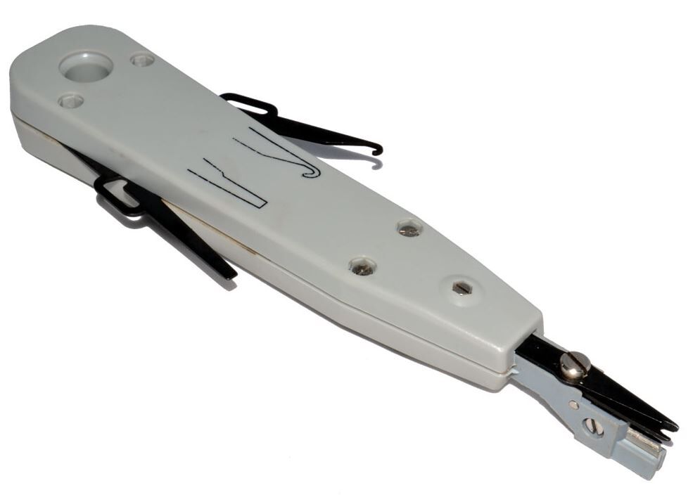 ASTROTEK Networking Punch Down Tool Multifunction Krone Type IDC/Network Wire Cat5 & Telephone Impact Terminal Insertion Grey Color LS ASTROTEK Networking Punch Down Tool Multifunction Krone Type IDC/Network Wire Cat5 & Telephone Impact Terminal Insertion Grey Color LS