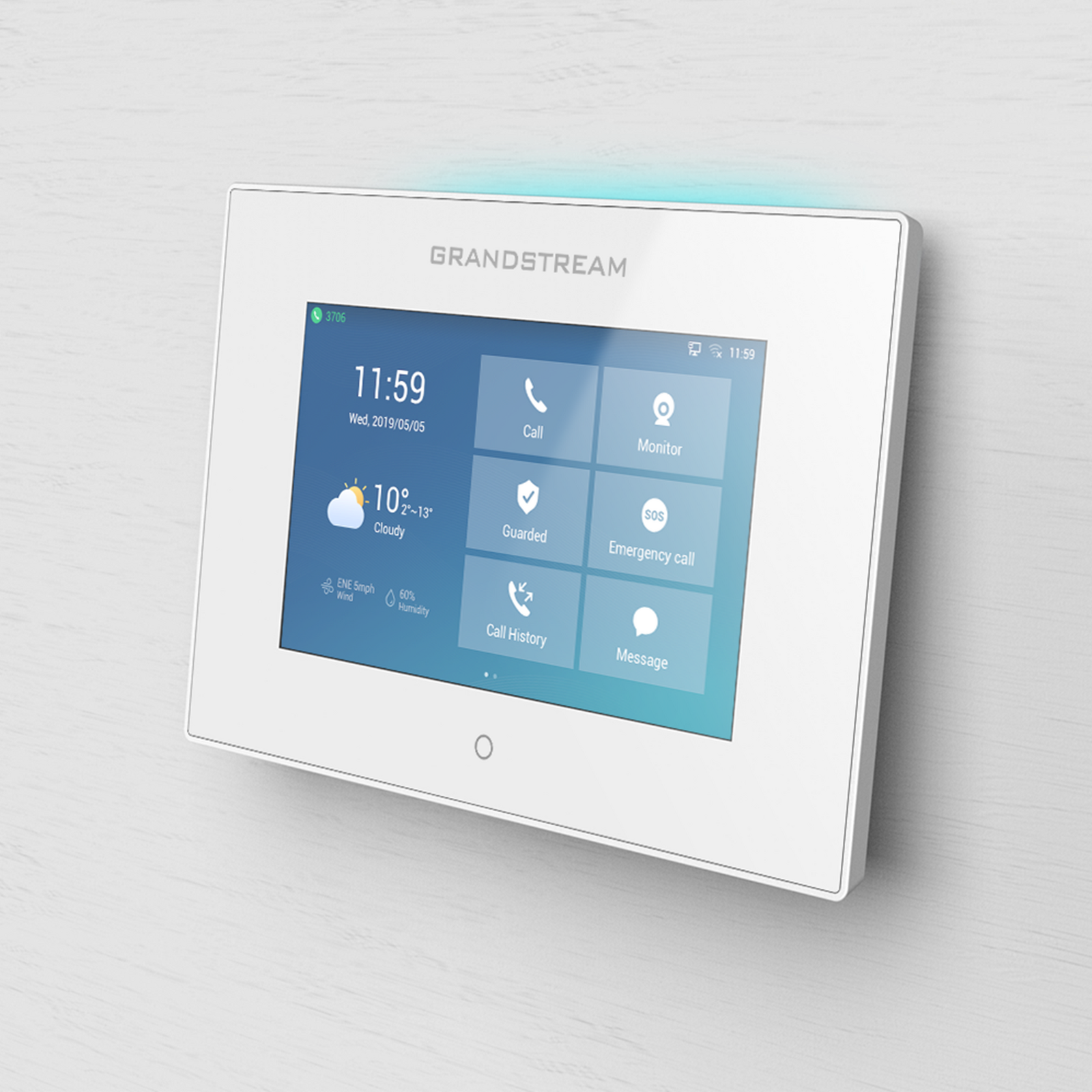 GRANDSTREAM GSC3570 HD Intercom and Facility Control Station, 7-inch touch screen LCD and full duplex 2-way HD audio GRANDSTREAM GSC3570 HD Intercom and Facility Control Station, 7-inch touch screen LCD and full duplex 2-way HD audio