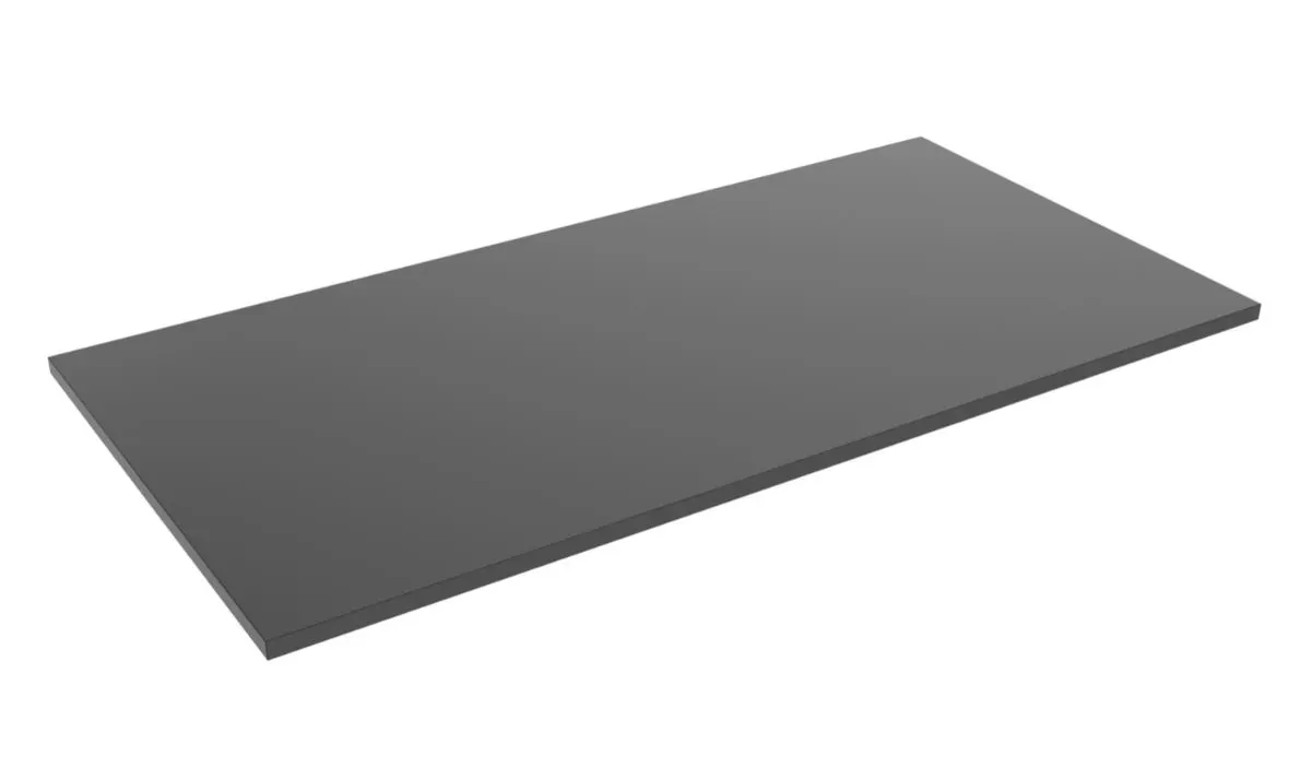 BRATECK Particle Board Desk Board 1800X750MM Compatible with Sit-Stand Desk Frame - Black BRATECK Particle Board Desk Board 1800X750MM Compatible with Sit-Stand Desk Frame - Black