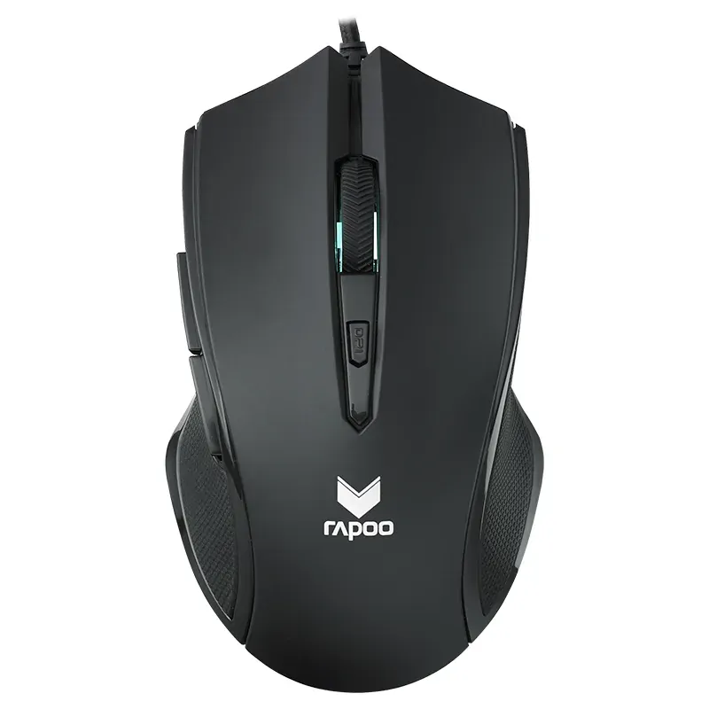 RAPOO V20S LED Optical Gaming Mouse Black - Up to 3000dpi 16m Colour 5 Programmable Buttons RAPOO V20S LED Optical Gaming Mouse Black - Up to 3000dpi 16m Colour 5 Programmable Buttons