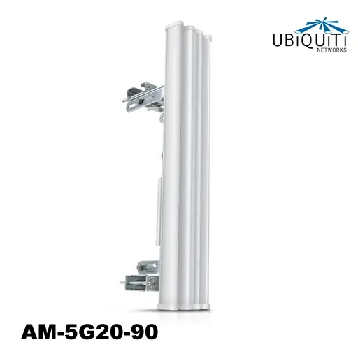 High Gain 4.9-5.9GHz AirMax Base Station Sectorized Antenna 20dBi, 90 deg - All mounting accessories and brackets included High Gain 4.9-5.9GHz AirMax Base Station Sectorized Antenna 20dBi, 90 deg - All mounting accessories and brackets included