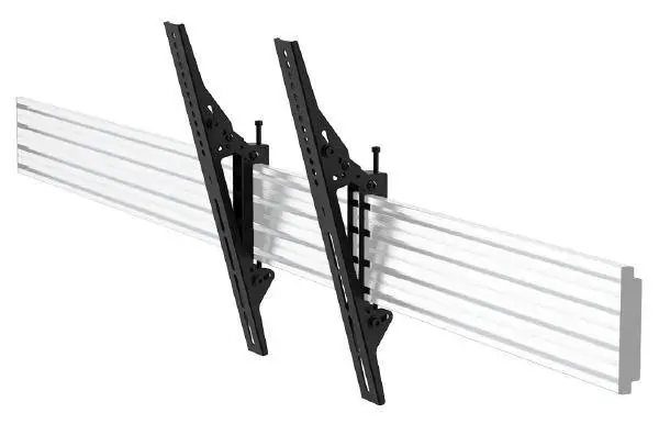 Atdec VESA 400 tilting brackets (set of two). Max load: 50kgs Atdec VESA 400 tilting brackets (set of two). Max load: 50kgs