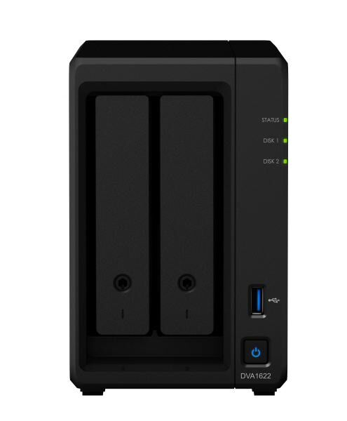 Synology Network Video Recorder DVA1622 , 2 Bay, utpo 16 Cameras, 8 Licenses , 3 Year Synology Network Video Recorder DVA1622 , 2 Bay, utpo 16 Cameras, 8 Licenses , 3 Year