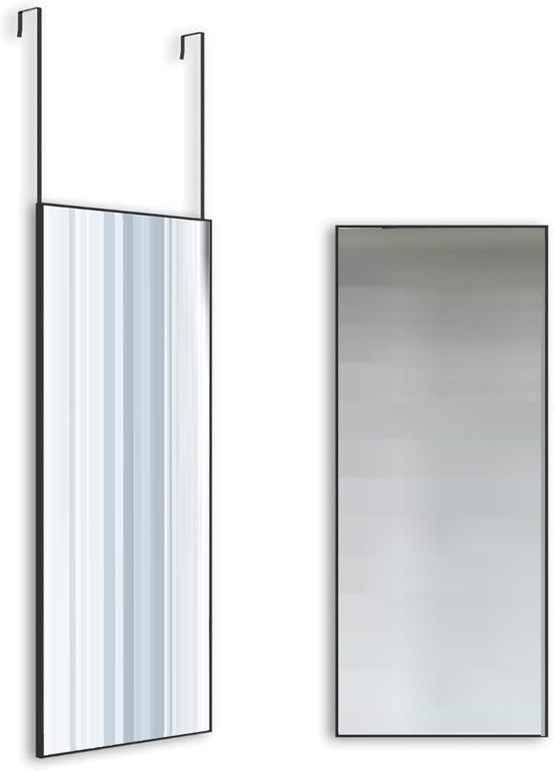 Full-Length Mirror Long Standing for Bedroom and Bathroom (106 x 35 cm, Black) Full-Length Mirror Long Standing for Bedroom and Bathroom (106 x 35 cm, Black)
