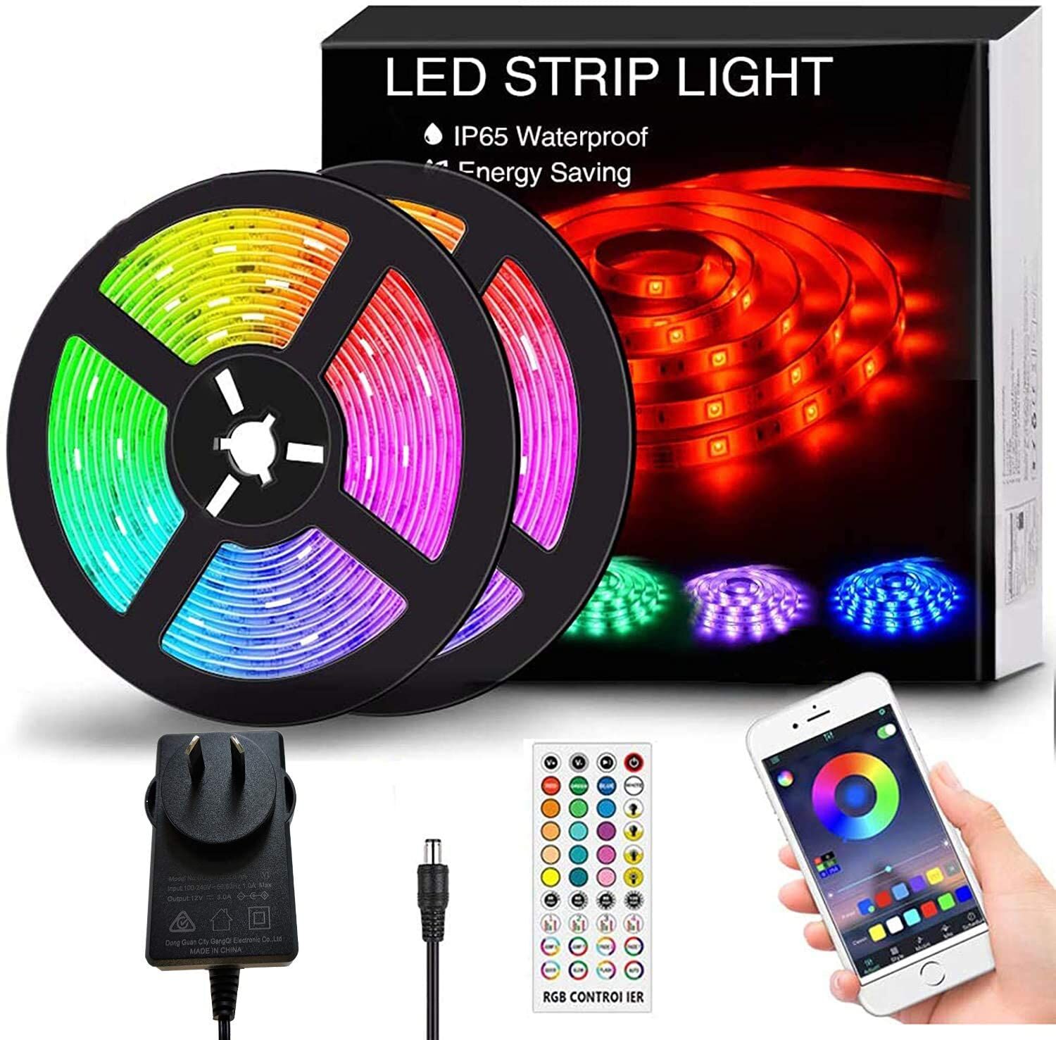 12M LED Strip Lights Rope Light for Bedroom and Home (5050 Lights Strip App with Remote Control) 12M LED Strip Lights Rope Light for Bedroom and Home (5050 Lights Strip App with Remote Control)