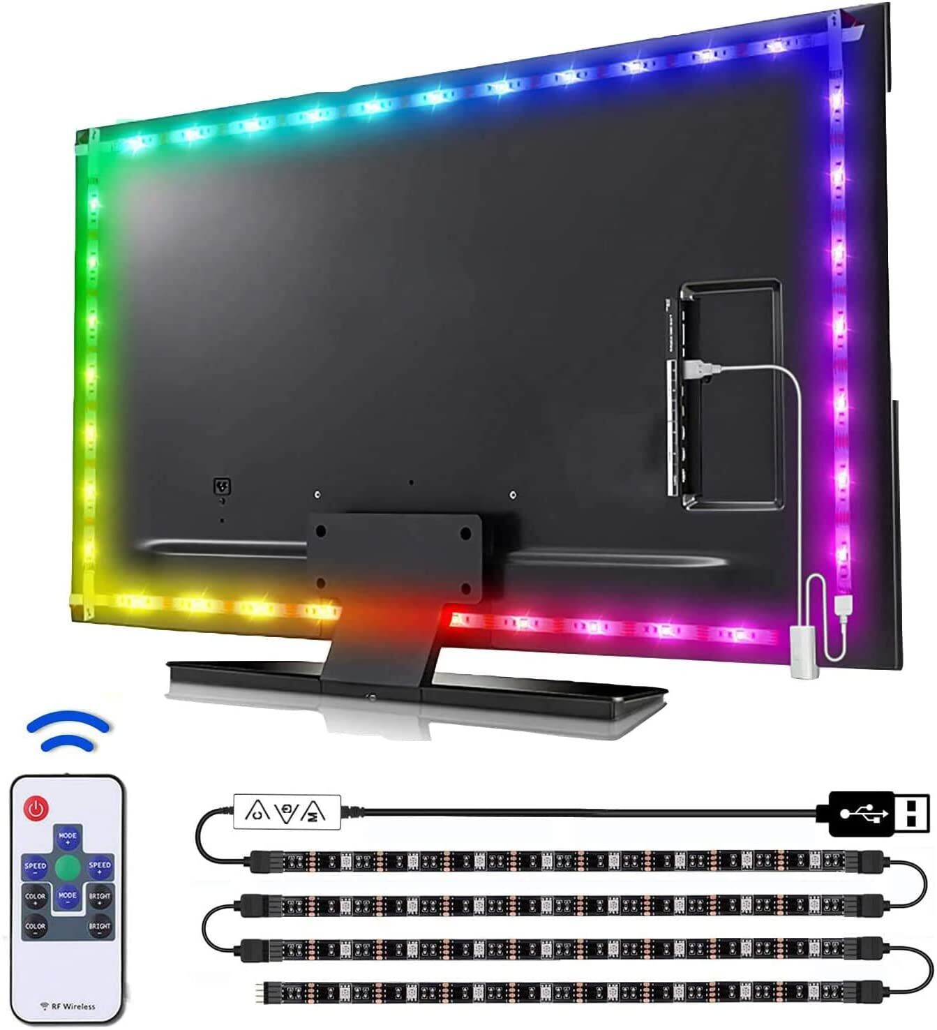 3M LED Strip Lights Rope Light for TV, Gaming and Computer (Lights Strip App with Remote Control) 3M LED Strip Lights Rope Light for TV, Gaming and Computer (Lights Strip App with Remote Control)