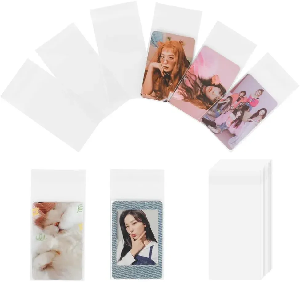 100 Packs Photocard Sleeves, 200Microns Kpop (Sealable) 100 Packs Photocard Sleeves, 200Microns Kpop (Sealable)