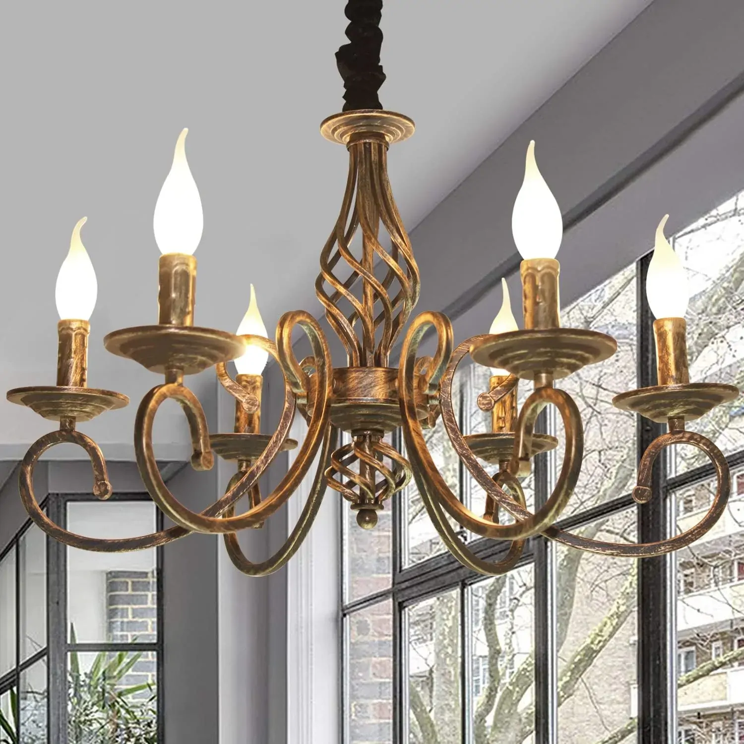 Rustic Chandeliers,6 -Light , French Country Rustic Chandeliers,6 -Light , French Country