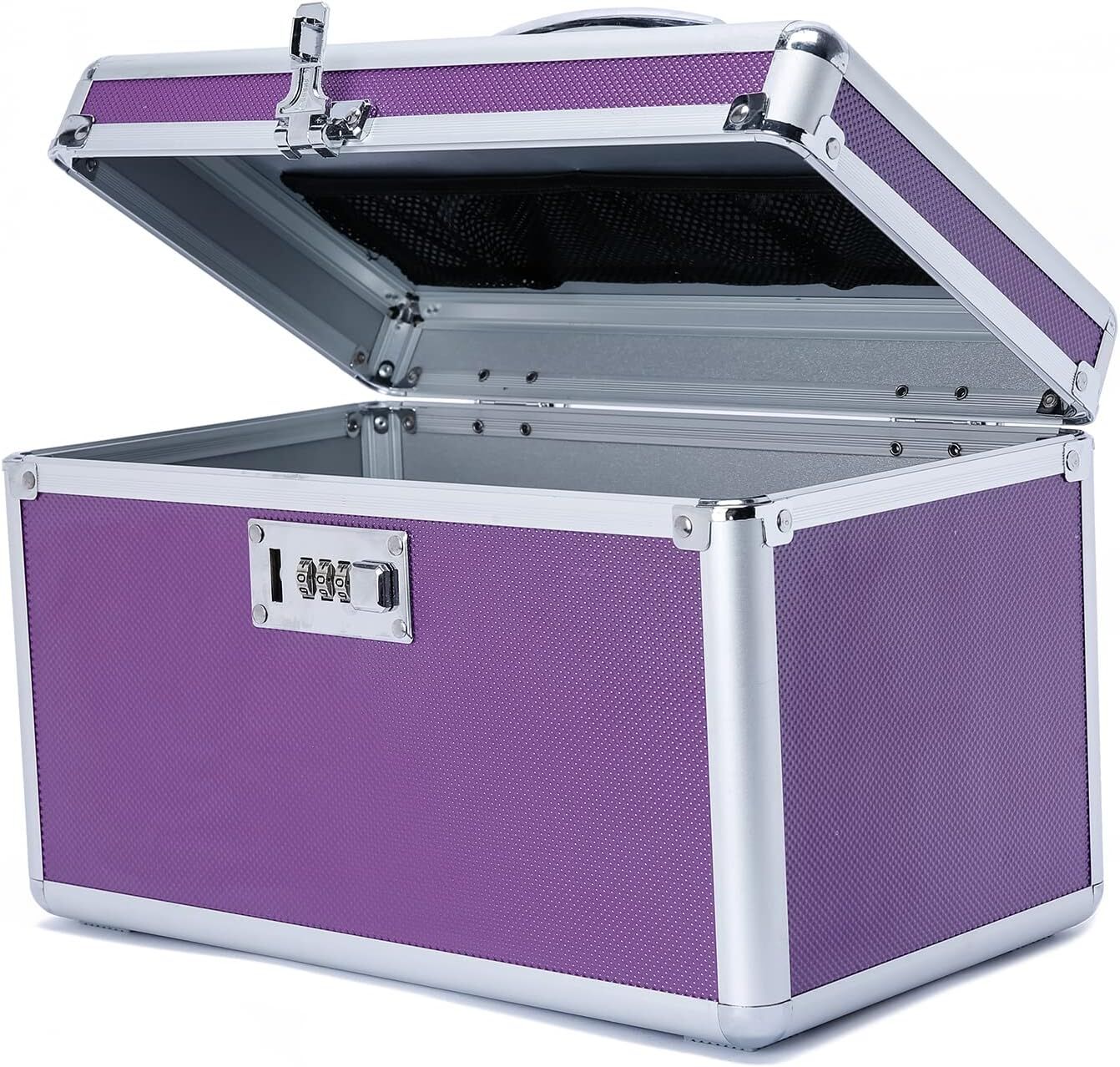 Locking Combination Medicine Box (Purple/Medium) Locking Combination Medicine Box (Purple/Medium)
