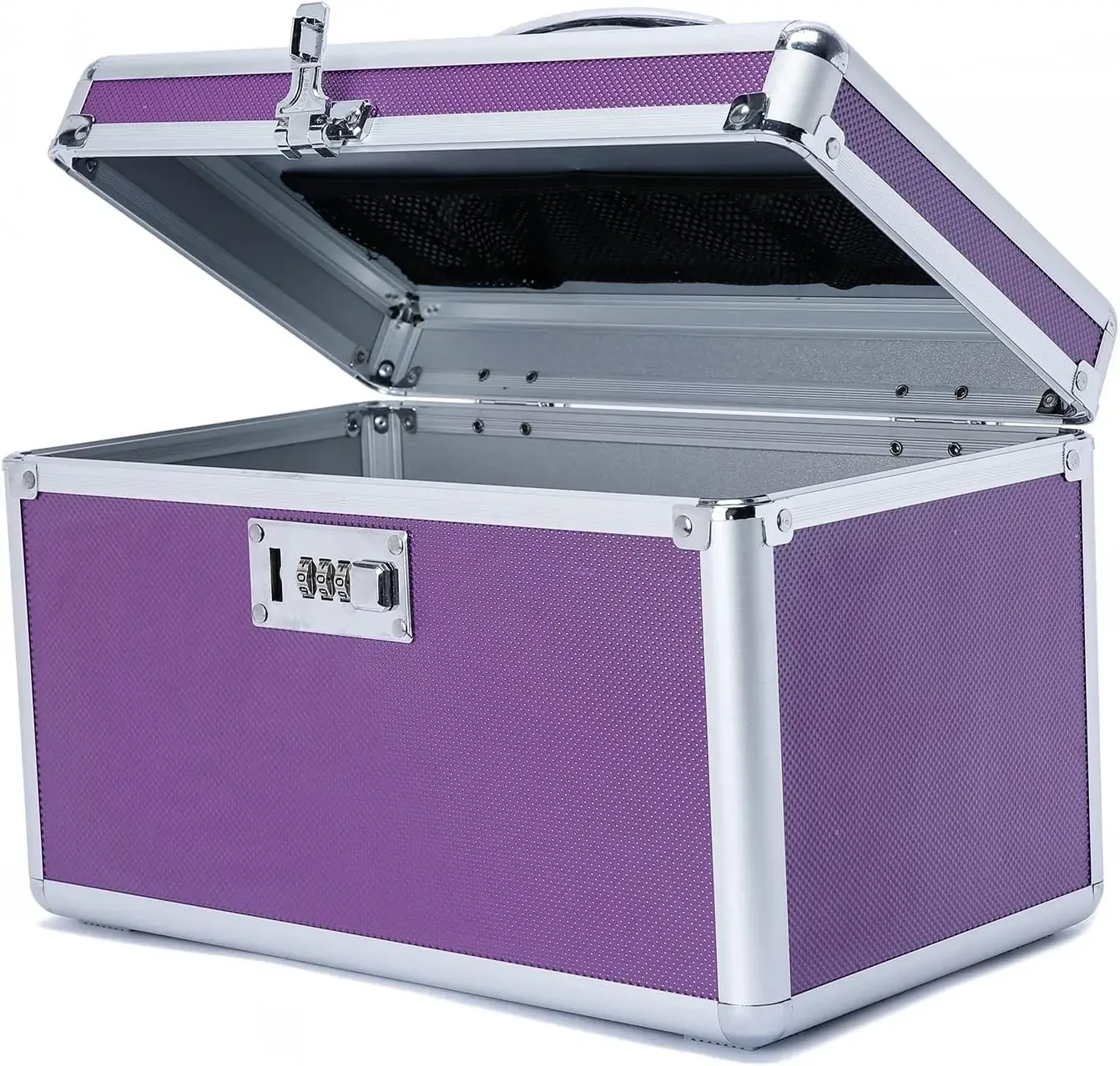 Locking Combination Medicine Box (Purple/Medium) Locking Combination Medicine Box (Purple/Medium)