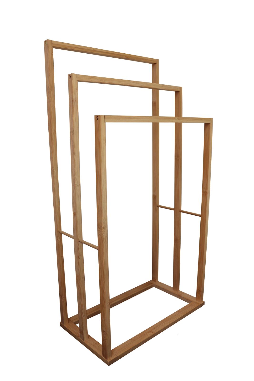 Bamboo Towel Bar Holder Rack 3-Tier Freestanding for Bathroom and Bedroom Bamboo Towel Bar Holder Rack 3-Tier Freestanding for Bathroom and Bedroom