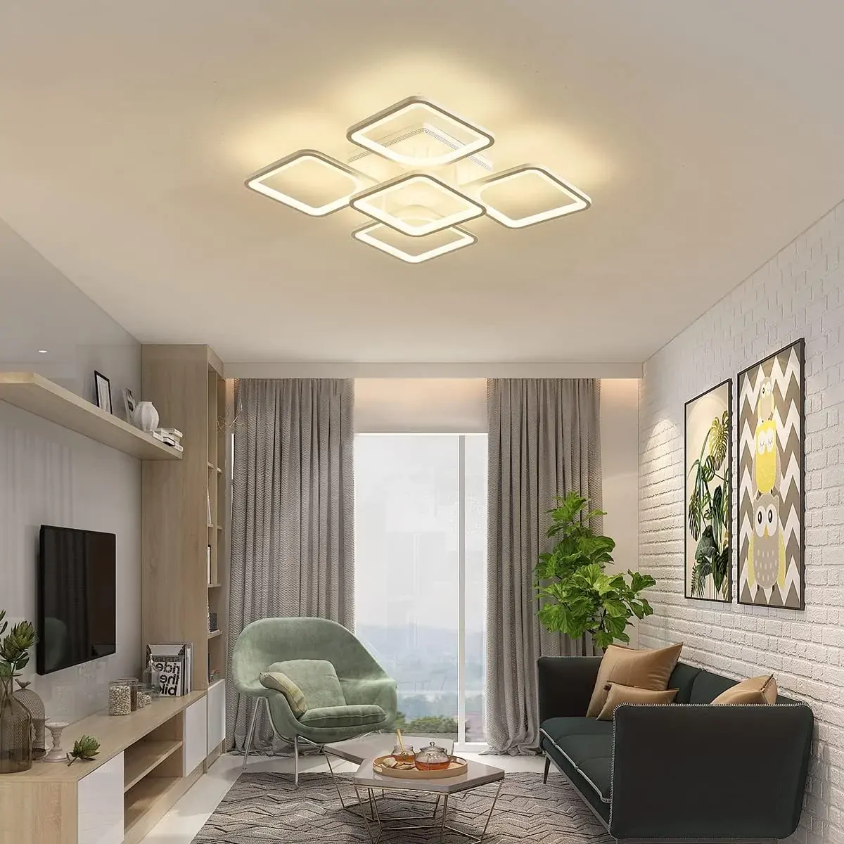 Modern LED Ceiling Light Remote Control (60 cm) Modern LED Ceiling Light Remote Control (60 cm)