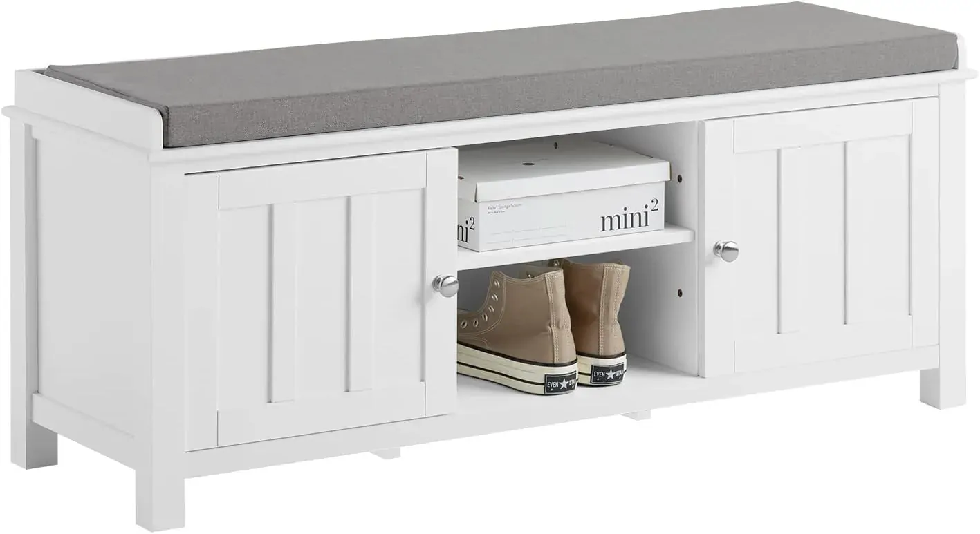 Shoe Cabinet Bench, White Shoe Cabinet Bench, White