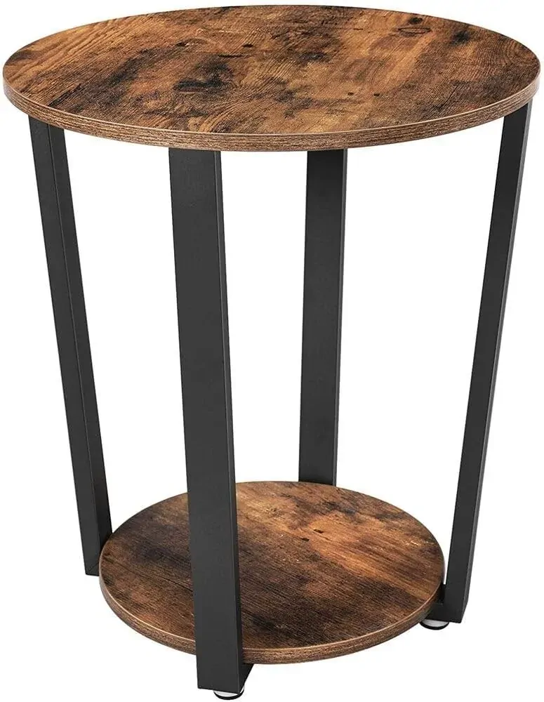 Industrial Iron Frame Round Coffee Table Industrial Iron Frame Round Coffee Table