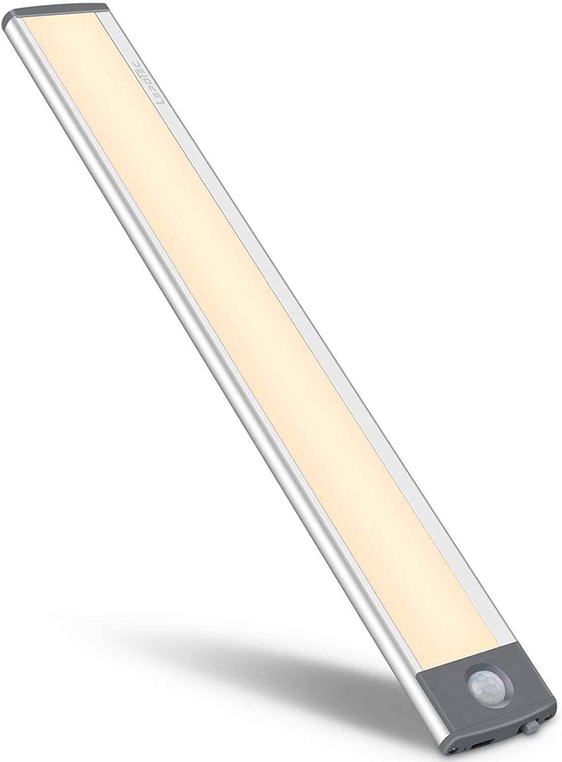 54 LED Rechargeable Under Cabinet Night Lighting for Kitchen and Bedroom (Silver and Yellow Light) 54 LED Rechargeable Under Cabinet Night Lighting for Kitchen and Bedroom (Silver and Yellow Light)