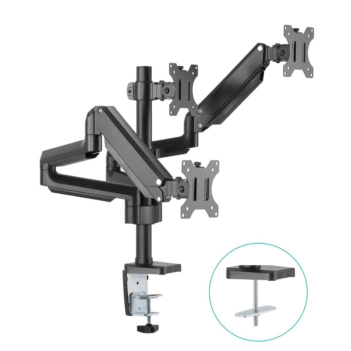 activiva ErgoLife Triple Monitor Screen Gas Spring Monitor Arm activiva ErgoLife Triple Monitor Screen Gas Spring Monitor Arm