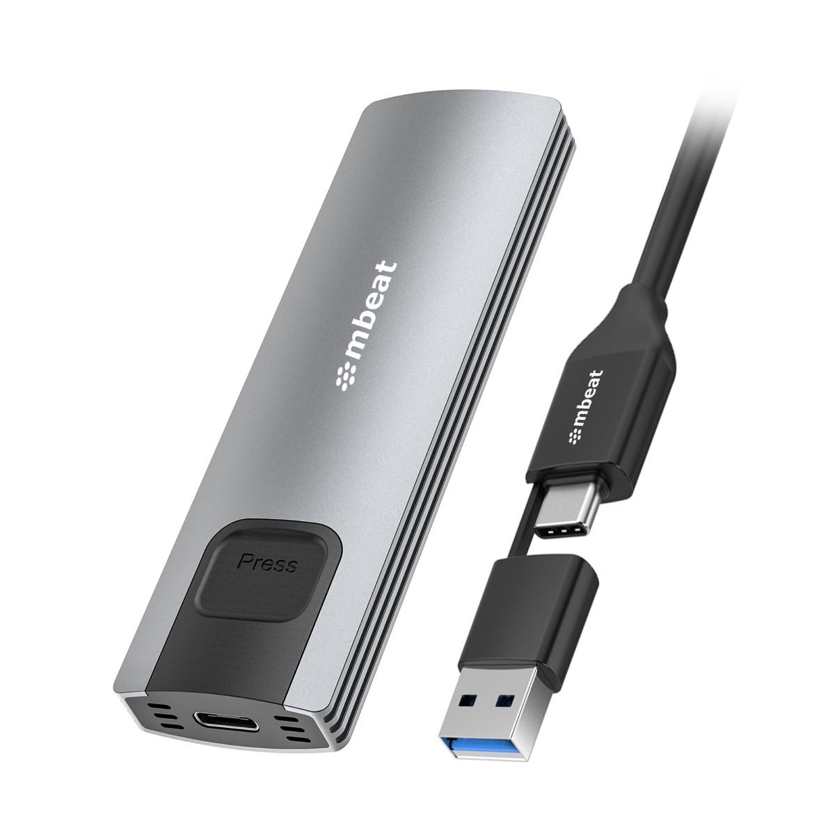 10Gbps M.2 NVMe SATA SSD Enclosure 10Gbps M.2 NVMe SATA SSD Enclosure