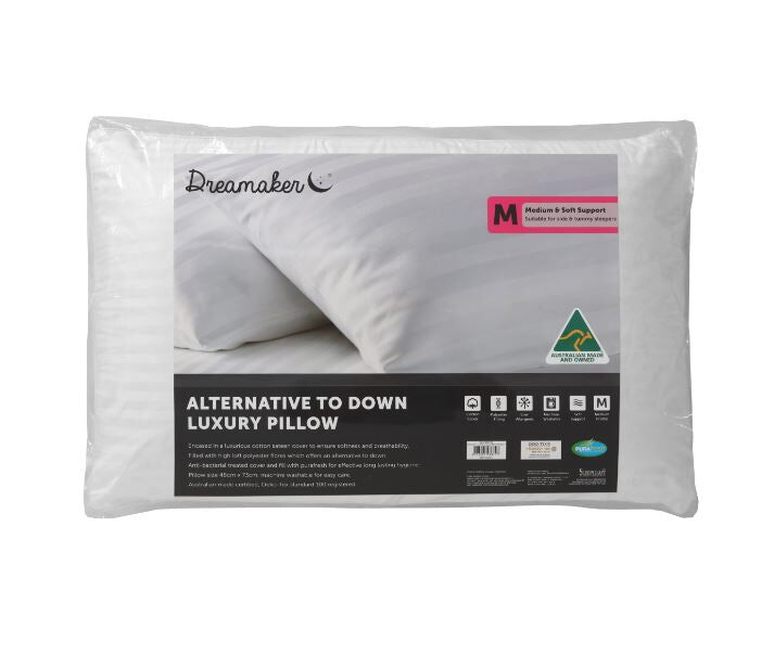 Dreamaker Alternative to Down Pillow Medium Dreamaker Alternative to Down Pillow Medium