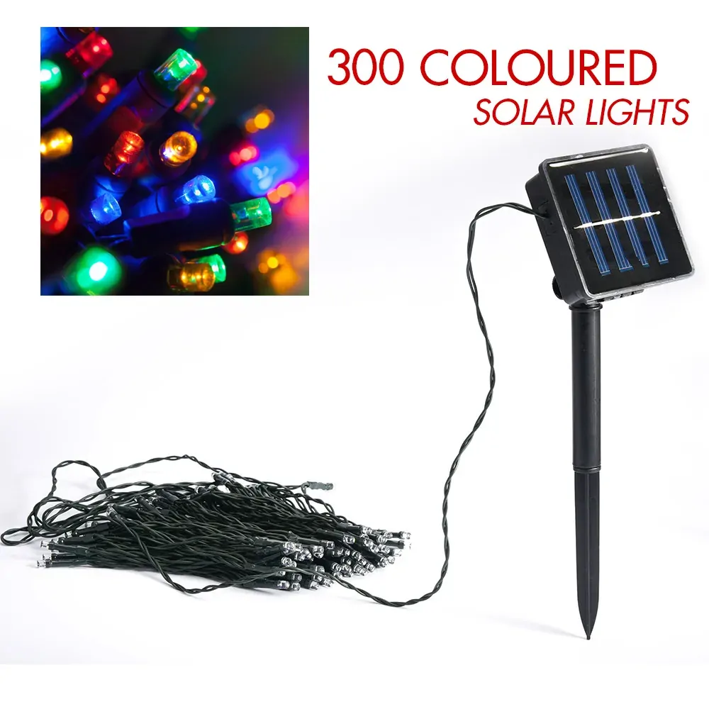 300 Multi Colour Solar LED string lights 300 Multi Colour Solar LED string lights