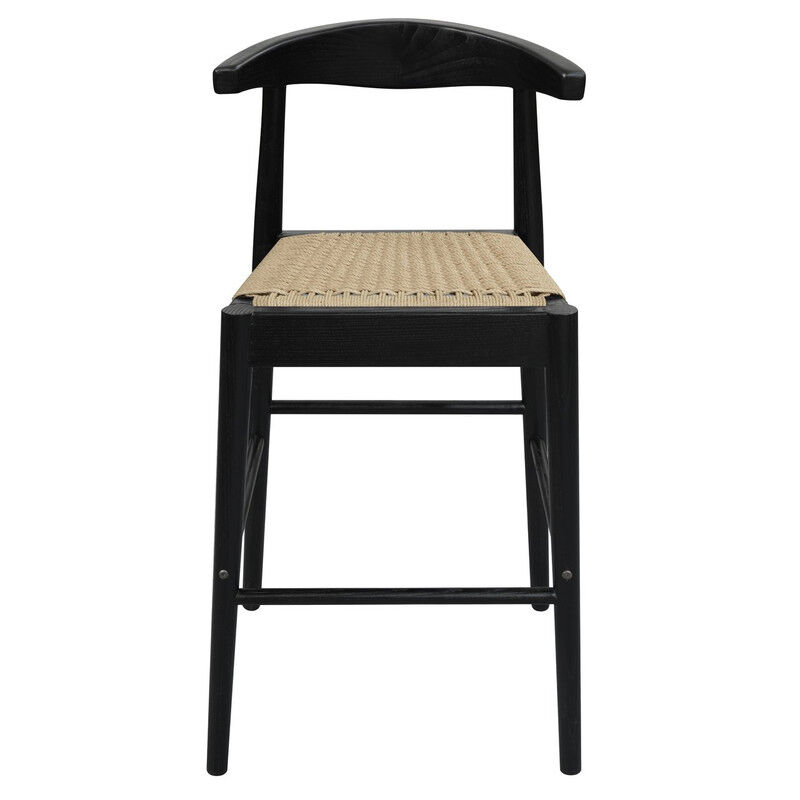 Arden Solid Oak Loom Kitchen Counter Stool (Black) Arden Solid Oak Loom Kitchen Counter Stool (Black)
