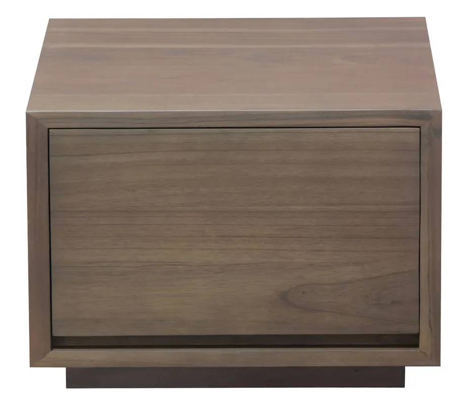 Oscar 1 Drawer Low Bedside Table (Latte) Oscar 1 Drawer Low Bedside Table (Latte)