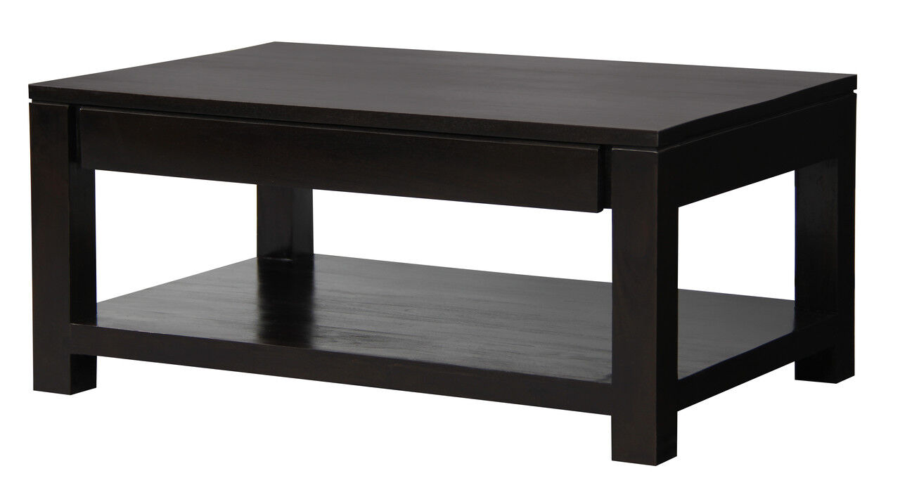 Amsterdam 2 Drawer Coffee Table - Chocolate Amsterdam 2 Drawer Coffee Table - Chocolate