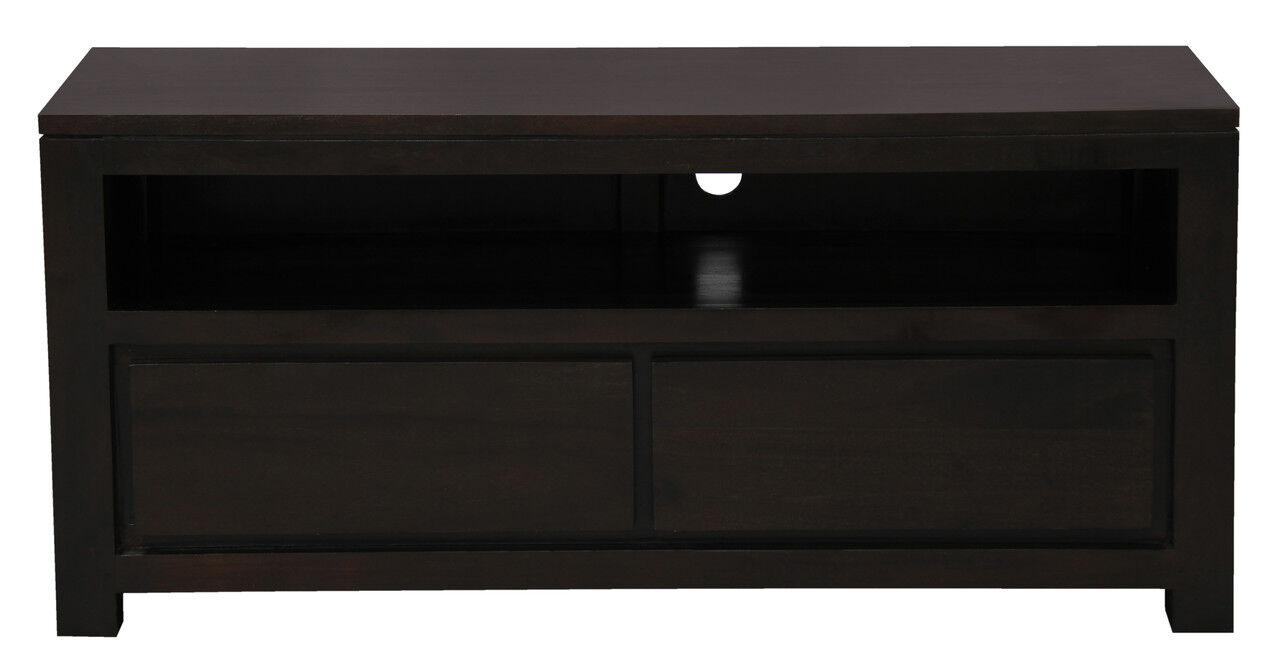 Amsterdam 2 Drawer Entertainment Unit (Chocolate) Amsterdam 2 Drawer Entertainment Unit (Chocolate)