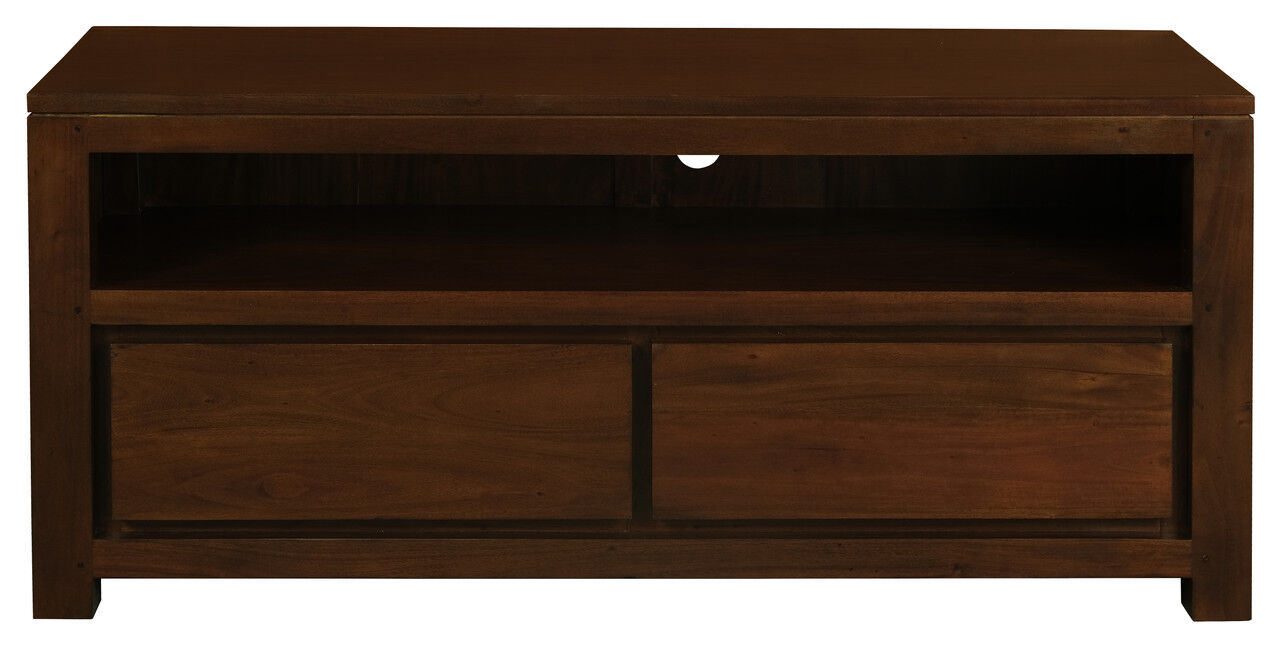 Amsterdam 2 Drawer Entertainment Unit (Mahogany) Amsterdam 2 Drawer Entertainment Unit (Mahogany)
