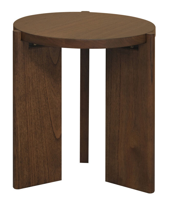 Apollo Round Solid Timber Side Table (Walnut) Apollo Round Solid Timber Side Table (Walnut)