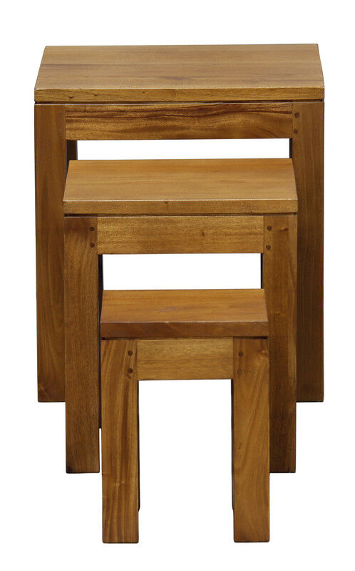Amsterdam Nest of Table Set of 3 (Light Pecan) Amsterdam Nest of Table Set of 3 (Light Pecan)