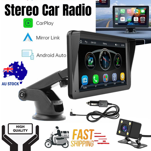 7inch PortableWireless Apple CarPlay Android Auto Touch Screen Car Radio Stereo AU 7inch PortableWireless Apple CarPlay Android Auto Touch Screen Car Radio Stereo AU