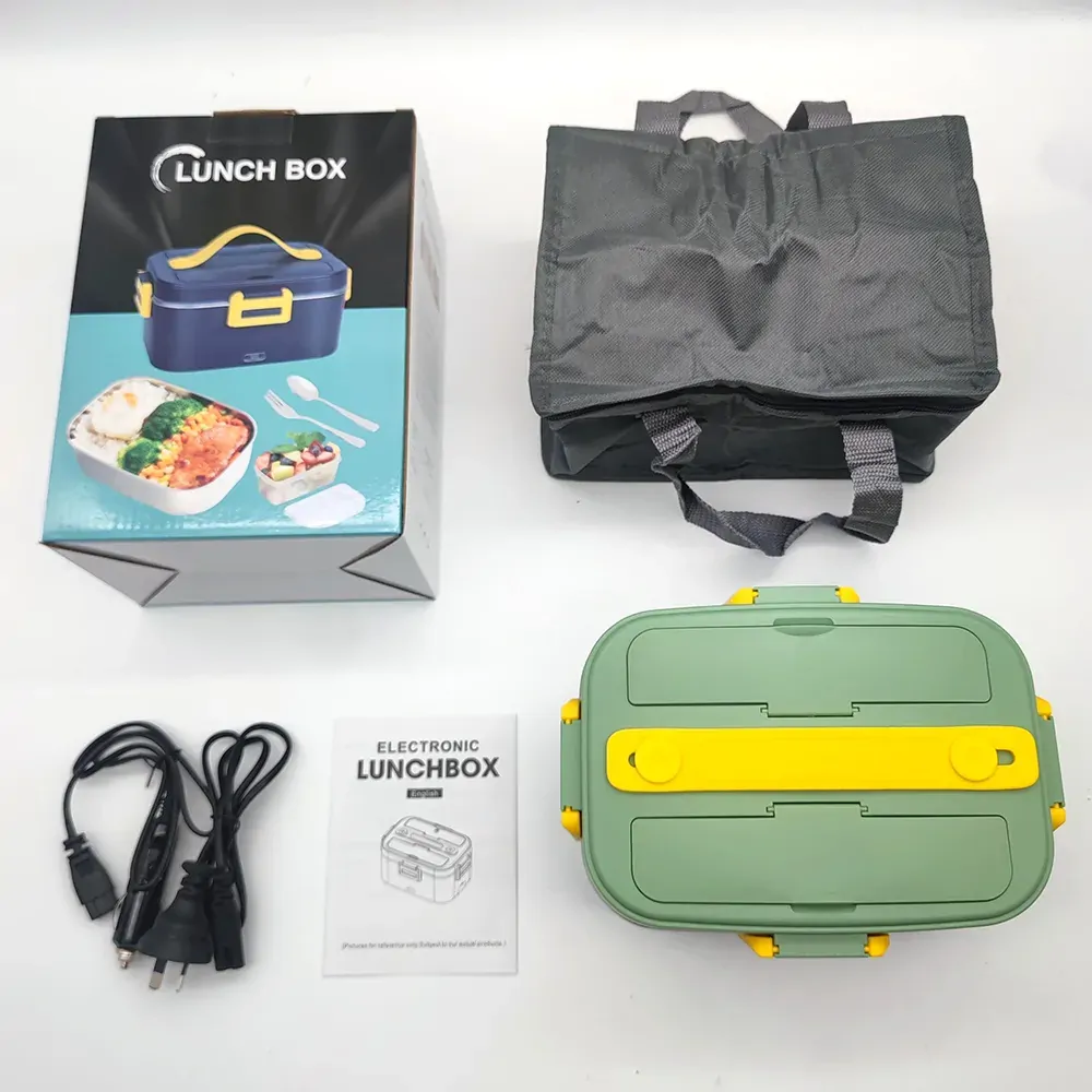 75W Electric Lunch Box Food Warmer Heater 1.8L Portable Leak Proof Car Home AU 75W Electric Lunch Box Food Warmer Heater 1.8L Portable Leak Proof Car Home AU