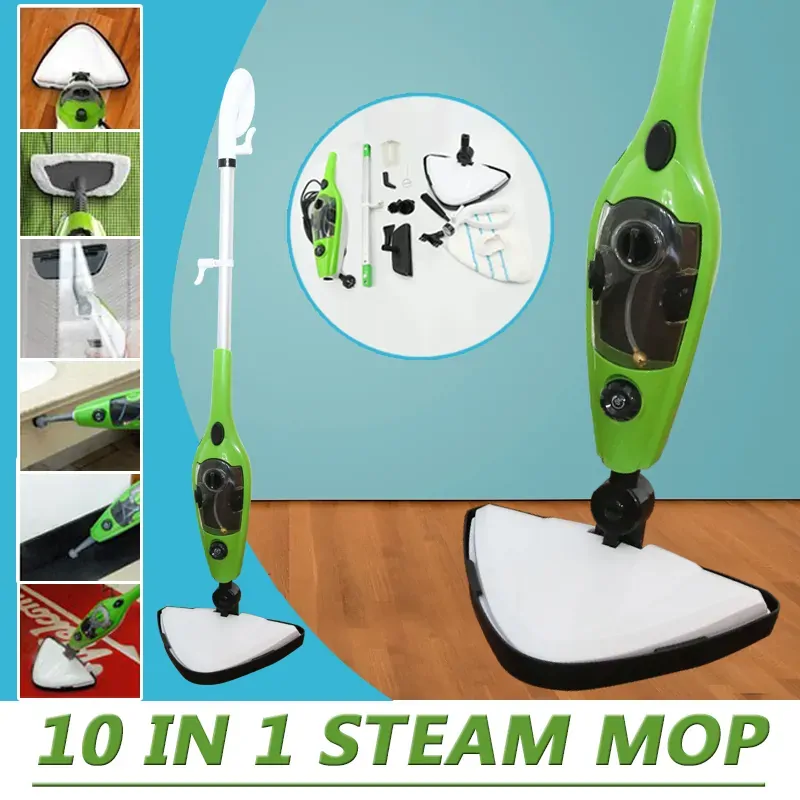 10 in 1 360 degree Steam Mop Floor Cleaner Kitchen Steaming Cleaning Use Water 10 in 1 360 degree Steam Mop Floor Cleaner Kitchen Steaming Cleaning Use Water