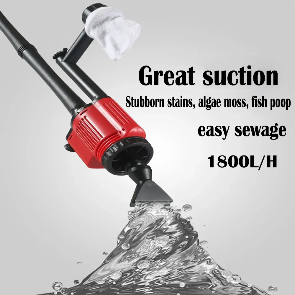 Aquarium Electric Siphon Pump Vacuum Cleaner Fish Tank Clean Water Change Gravel Aquarium Electric Siphon Pump Vacuum Cleaner Fish Tank Clean Water Change Gravel